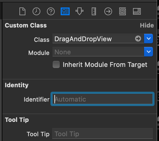Xcode-InterfaceBuilder-CustomView(DragAndDropView)を追加3